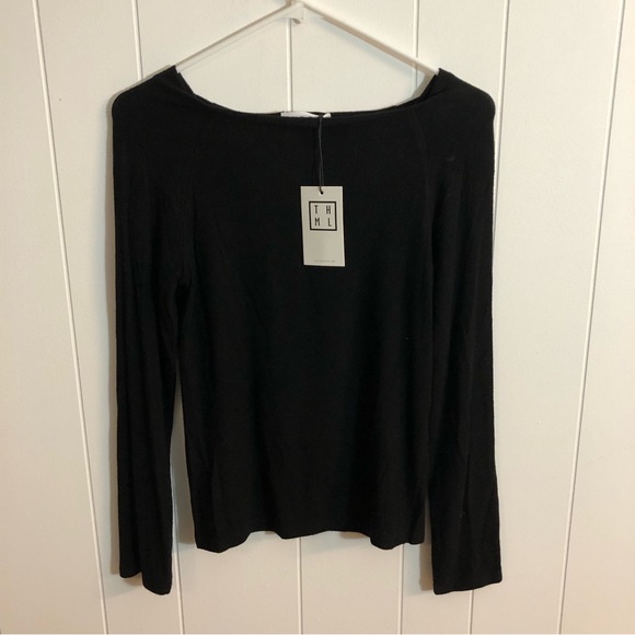 THML NWT Black Soft Sweater Medium - Picture 1 of 6